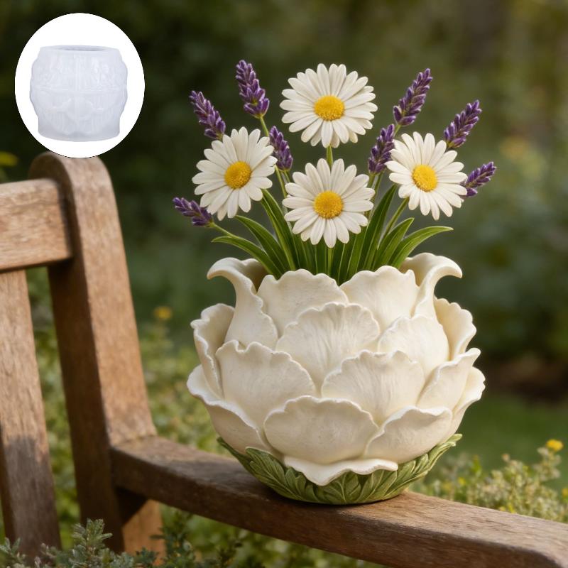 Quiet Luxury Lifestyle - Stampo in Silicone 3D per Vaso