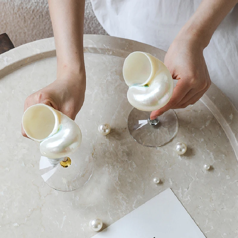Calice in Conchiglia Naturale, - Quiet Luxury Lifestyle recensione e prezzo